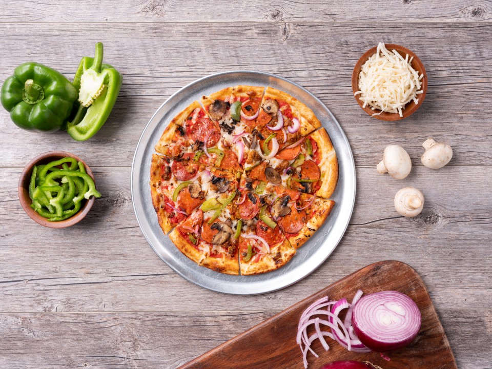 Plant-Based Deluxe Pizza